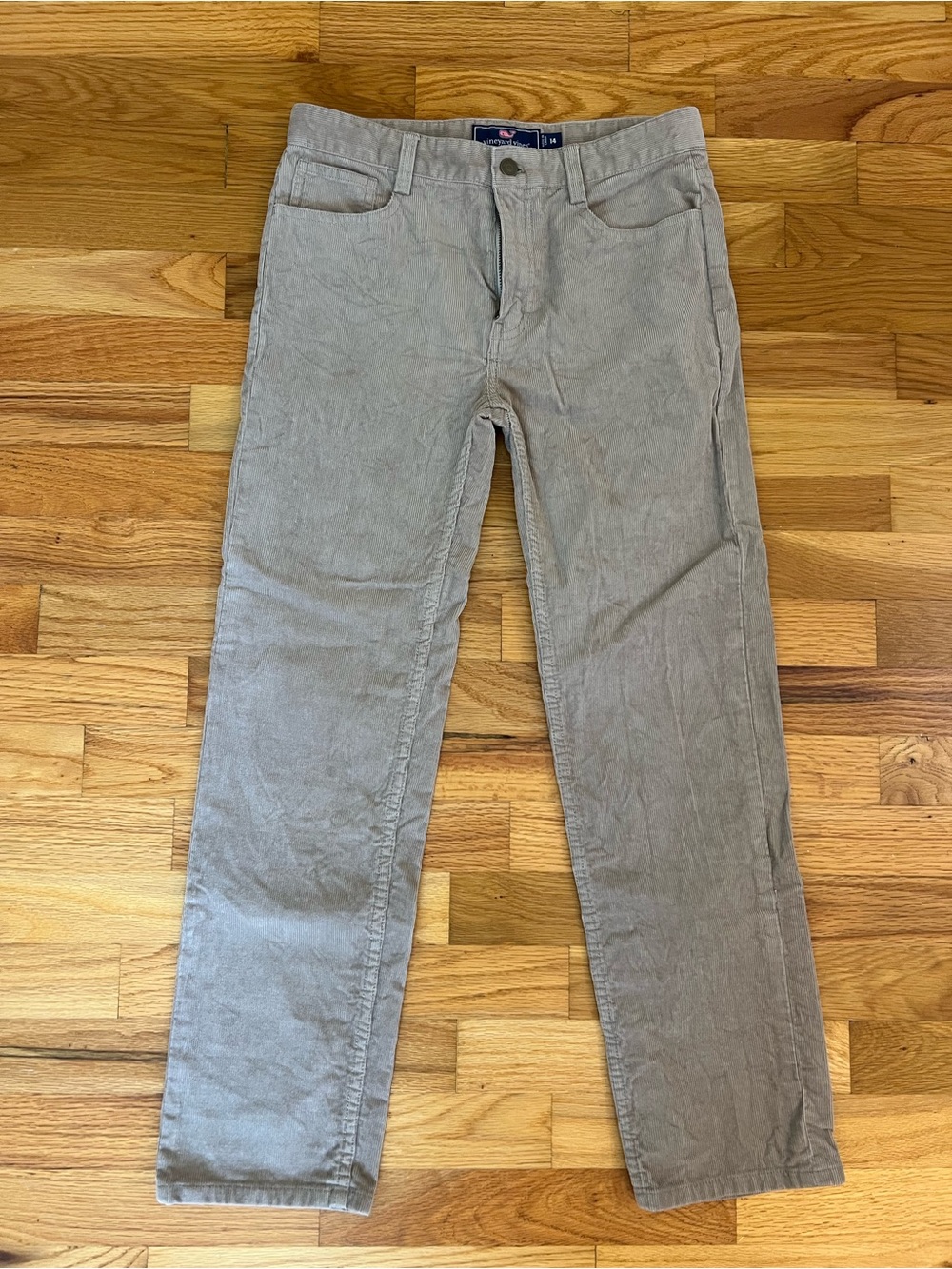 Vineyard Vines Boy’s Corduroy Pants - Light Khaki